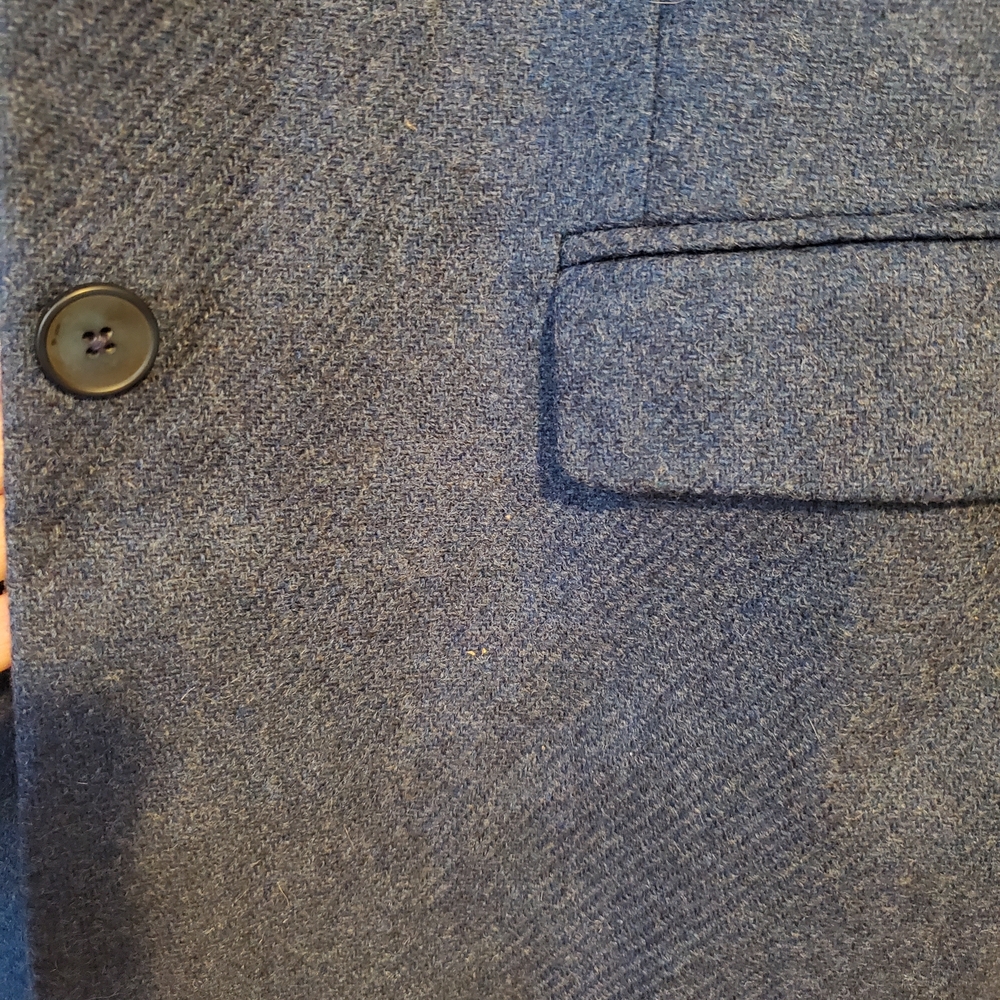Talbots Elegant Navy Blazer View 3